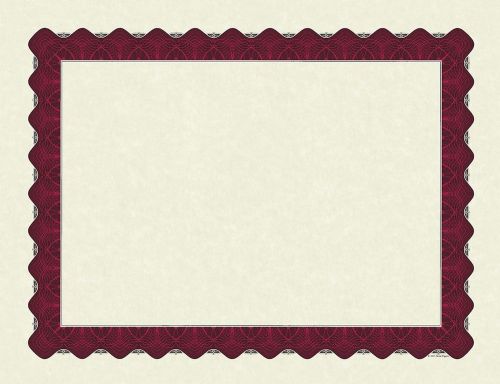Great Papers! Metallic Red Border Certificate 8.5&#034;x 11&#034; 100 Count (934100)