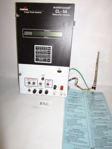 Cooper Power Systems CL-5A (McGraw Edison Regulator Control)