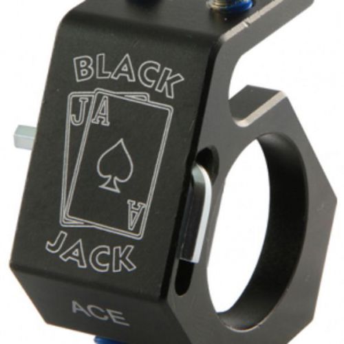 Black Jack Ace Holder-Fits round lights with inside diameter of 1 1/8&#034;