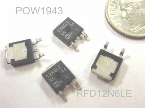 ( 4 PC.) HARRIS RFD12N6LE POWER MOSFET 17A 60V TO-252AA