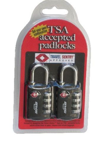 TSA Combination Locks.  1SKB-PDL.  Pack of two.  Travel TSA Locks.