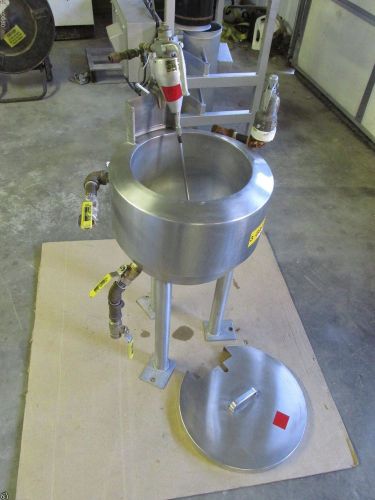 LEE INDUSTRIES STAINLESS STEEL JACKETED MIXING KETTLE MOD#3D  / 3 GALLION