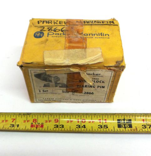Vintage NOS Parker Hannifin Vise Block and Flaring Pin Size 8 No. 2866
