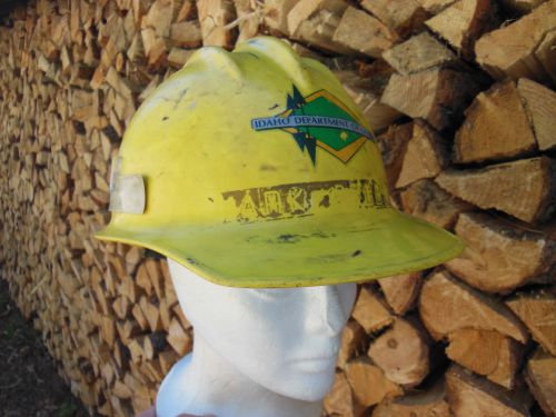 vtg Bullard 911C Wildfire Series Fire Helmet Hard Hat IDAHO DEPARTMENT OF LANDS