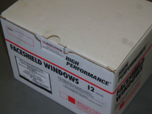 12 pc Fibre-Metal by Honeywell Clear Faceshield Windows 4178CL Fits F400 &amp; F500