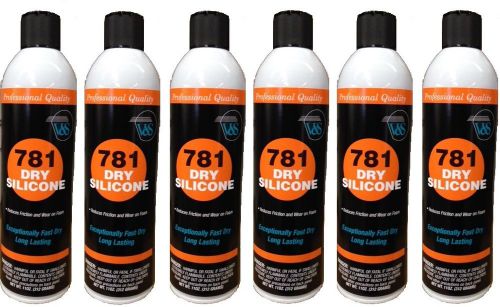 Package of 6 v&amp;s #781 premium dry silicone spray lubricant for sale