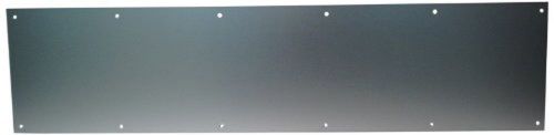 Don-jo 90 metal kick plate, satin anodized aluminum finish, 36&#034; width x 6&#034; for sale