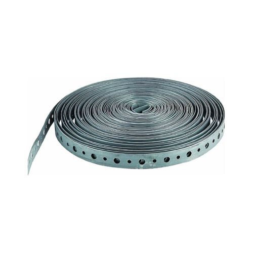 Sale 3/4&#034; x 100&#039; ft. perforated plumbers tape hanger iron strap steel for indoor for sale