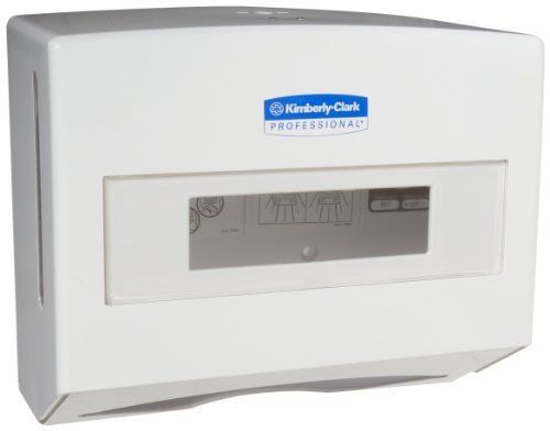 Kimberly-Clark Professional 09217 White ScottFold Compact Towel Dispenser, 9&#034; x