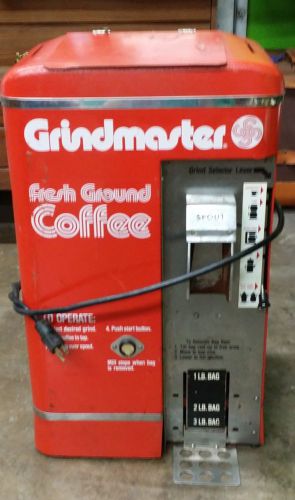 Vintage Grindmaster Commercial Coffee Grinder Red Model 500