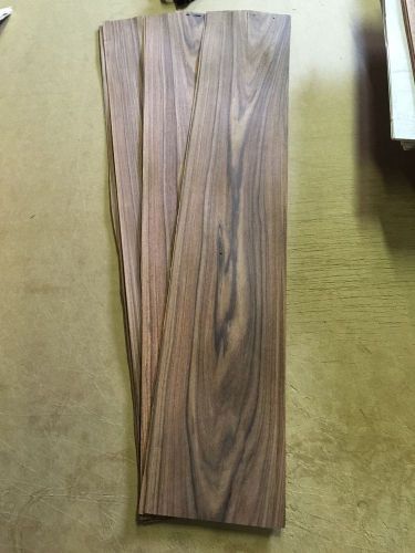 Wood Veneer Rosewood 6x36 8Pcs Total Raw Veneer  &#034;EXOTIC&#034; RW1 6-22-16