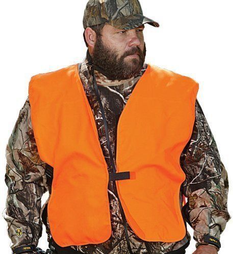 Allen Company Orange Big Man Safety Vest Chest,52&#034; - 60&#034;Chest