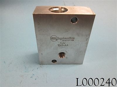 Sun hydraulics valve block e2j-1bx1-aa for sale