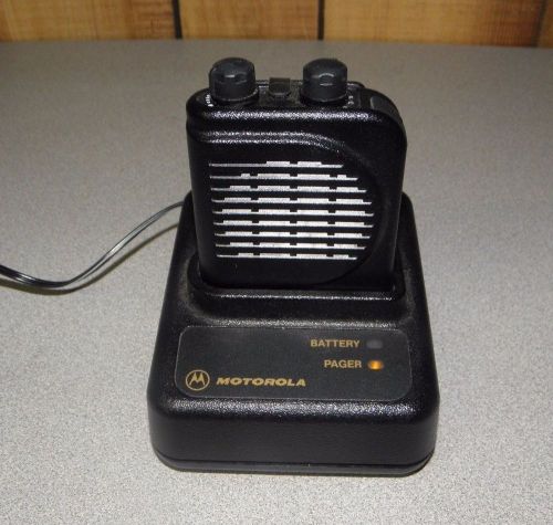 Motorola Minitor III A03YMS7238BC VHF Pager with Charger &amp; Free Programming