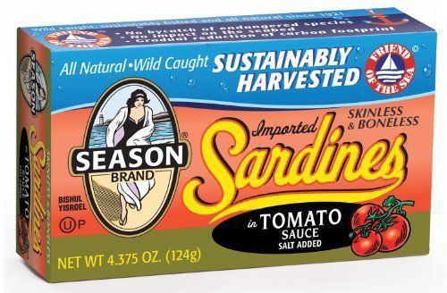 Seasons Club Tomato Skinless and Boneless Sardines sauce, 4.375 Ounce -- 12 per