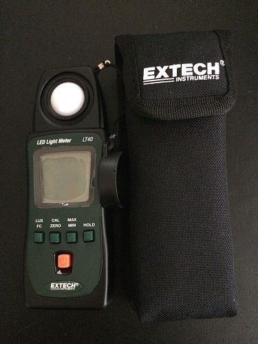 Extech lt40 handheld light meter for led lights for sale