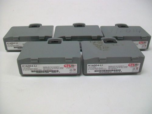 Lot of 5 - gts h16004-li 7.4v/17.76wh li-ion rechargeable battery for ql320 for sale