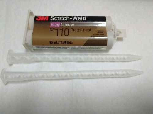 3M Scotch-Weld Epoxy Adhesive DP110 50ML 1.69fl/oz w/2 Mix Nozzles