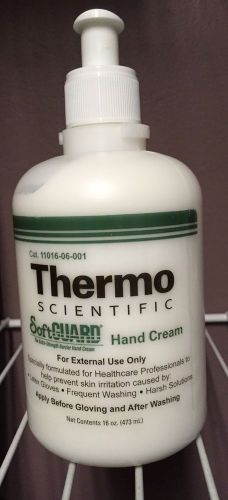 Thermo scientific soft guard hand cream 16 oz. for sale