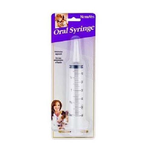 Nutri-vet 60cc / 2 oz oral syringe with cap for sale