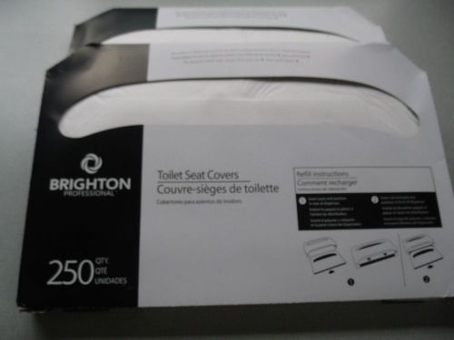 Brighton Professional Toilet Seat Covers 2 packs of 250, Total of 500 covers