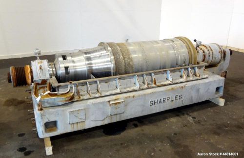 Used- sharples pm-55000 super-d-canter centrifuge, 304 stainless steel construct for sale