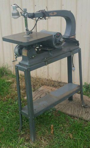Vintage delta 40-440 scroll saw w/ classic industrial legs band rockwell jig for sale