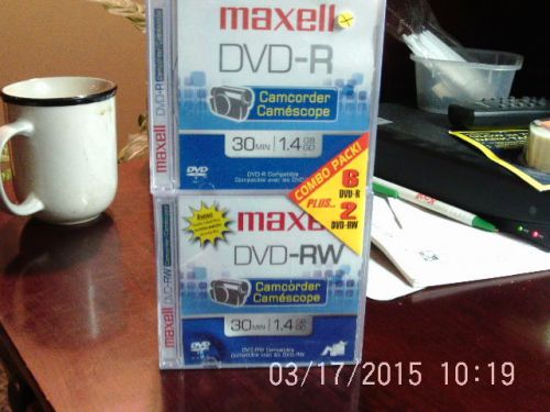 MAXELL DVD-R COMBO PACK,6DVD-R,2DVD-RW