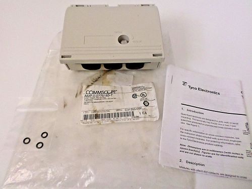 Commscope AMP-00775183-7 Quiet Front Cross Connect Wall Mount Terminal Enclosure