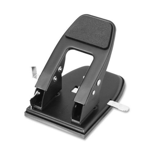 Officemate heavy duty 2-hole punch padded handle black 50-sheet capacity (900... for sale