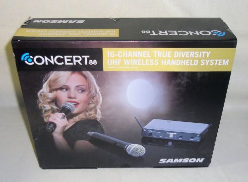 Samson concert 88 16-channel uhf wireless handheld microphone system for sale