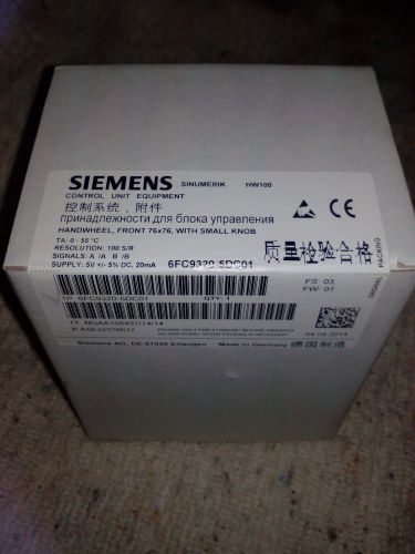 Siemens 6FC9320-5DC01 Handwheel_with_Front Panel_76.2X76.2