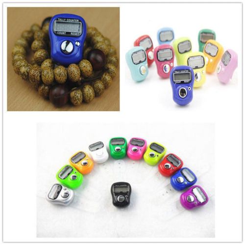1PC 5 Digit LCD Electronic Digital Golf Finger Hand Ring Tally Counter pmZ