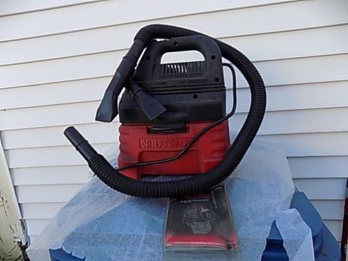 Craftsman 2 Gallon Wet/Dry Vac, Blower w/Box 917711 Hose Nozzles Used Car Vacuum