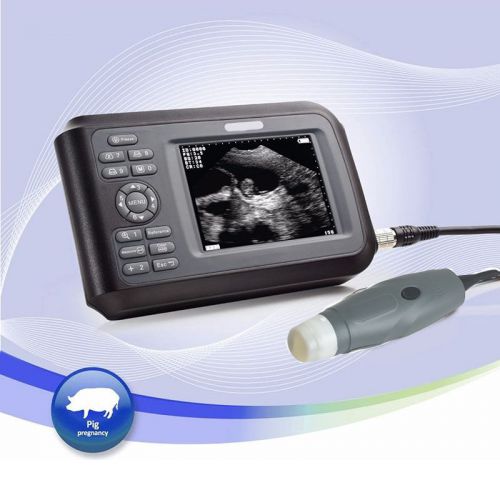 Medical Handheld  Ultrasound Scanner Machine VET Probe Veterinary CE + Battery