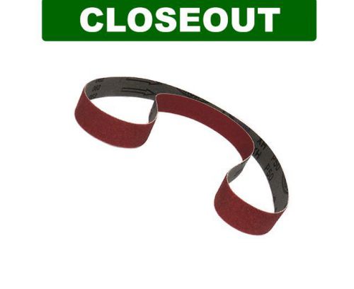 Klingspor 1/2&#034;x 18&#034; #4 180 grit sanding wood metal belts new lot of 10! for sale