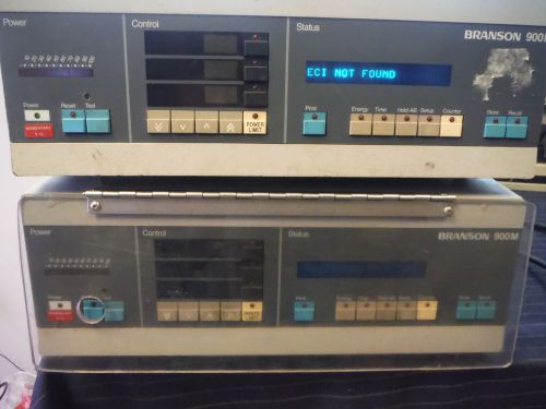 TWO Branson 900M Power Supply Control Panels Parts/Repairs Lot of 2!