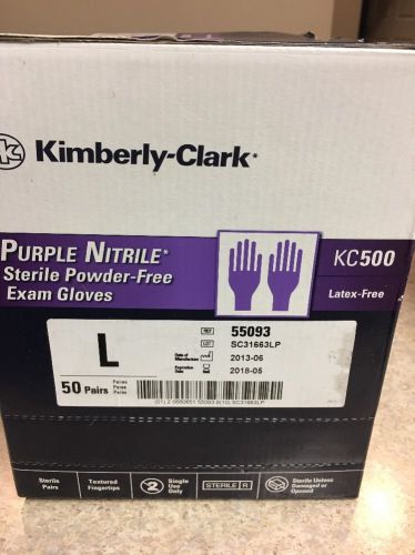 Kimberly-Clark KC500 Ref 55093 Purple Nitrile Box Of 50 Pairs