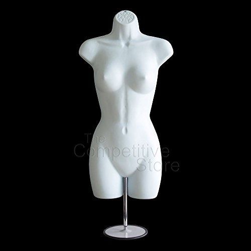 Female Dress W/Metal Base Body Mannequin Form 19 To 38 Height (Hips Long) For -