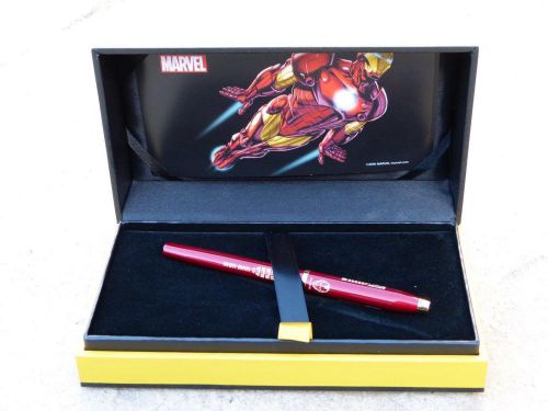 New - AT Cross Marvel IRON MAN Century II Collectors Rolling Ball Pen #AT0085D
