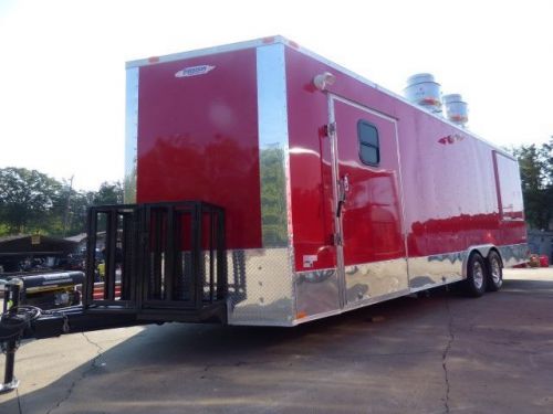 Concession Trailer 8.5&#039; X 24&#039; Victory Red - Food Event Vending