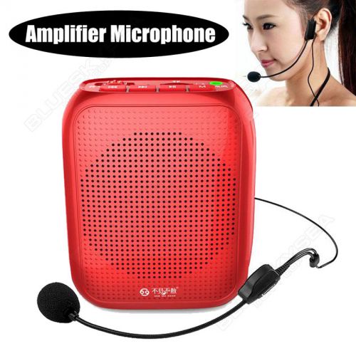 Mini 10W Waistband Voice Amplifier Booster+Headset Microphone For Teachers Guid