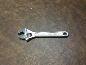 Great Neck AW6  Adjustable Crescent Wrench 6&#034; Chrome Alloy Steel Workshop Tool
