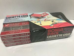 BASF 90 LH-EI 1981 Promotional Bonus Pack Cassette Tape Display Packaging NEW