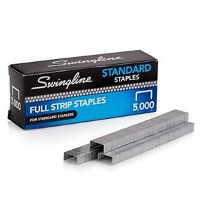 Swingline Staples Standard 1/4&#034; Length 210/Strip 5000/Box 50 Boxes/Case 1 Cas...