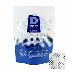 100 Packs Dessicant Blue To Pink Silica Gel Packets 3 Gram Air Dryer Premium