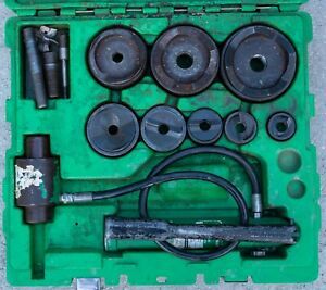 Greenlee 7310SB Knockout Hydraulic Punch Kit Set 1/2&#034; to 4&#034;