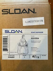 Sloan, below deck Soap Dispenser pump, Model ESD320A