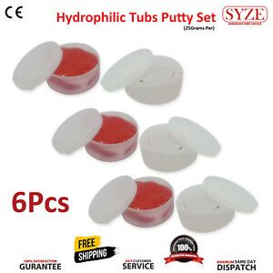 Hydrophilic Firmer Dental Impression Putty Teeth Retainer Impression Putty 6 PCS