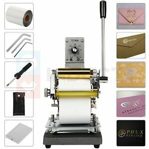 10x13CM Digital Hot Foil Stamping Machine Leather PVC Card Embossing Bronzing